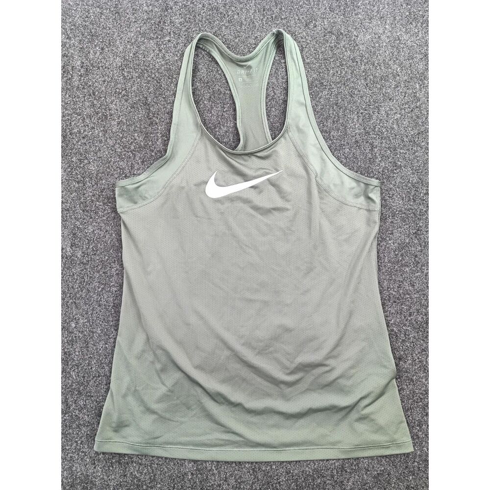 Nike Dri-FIT Sage Green Racerback Tank Top Womens